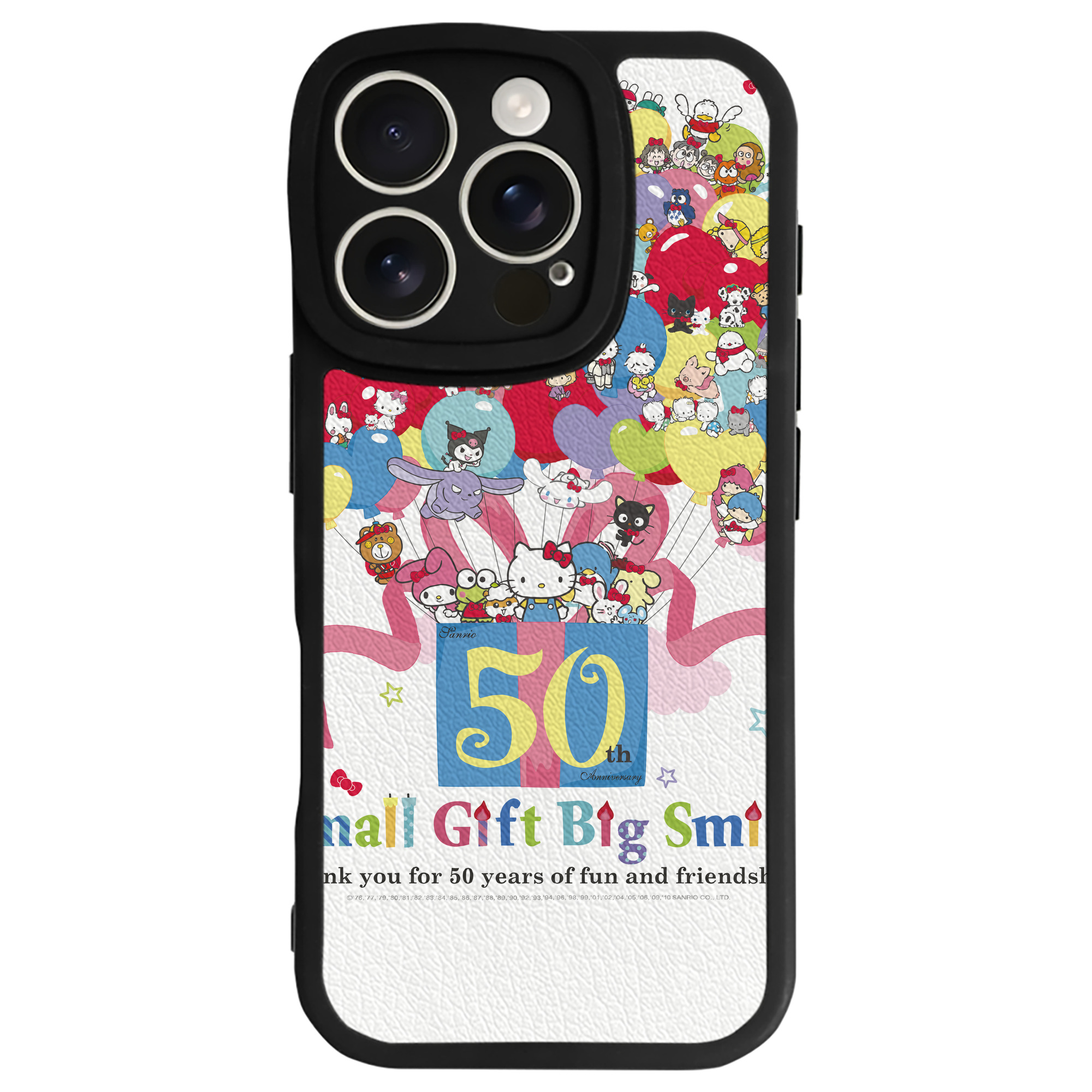 （画像用） Hello Kitty ハローキティ 【iPhone 16シリーズ対応】シリコンスマホケース（レザー調） 材質：シリコン